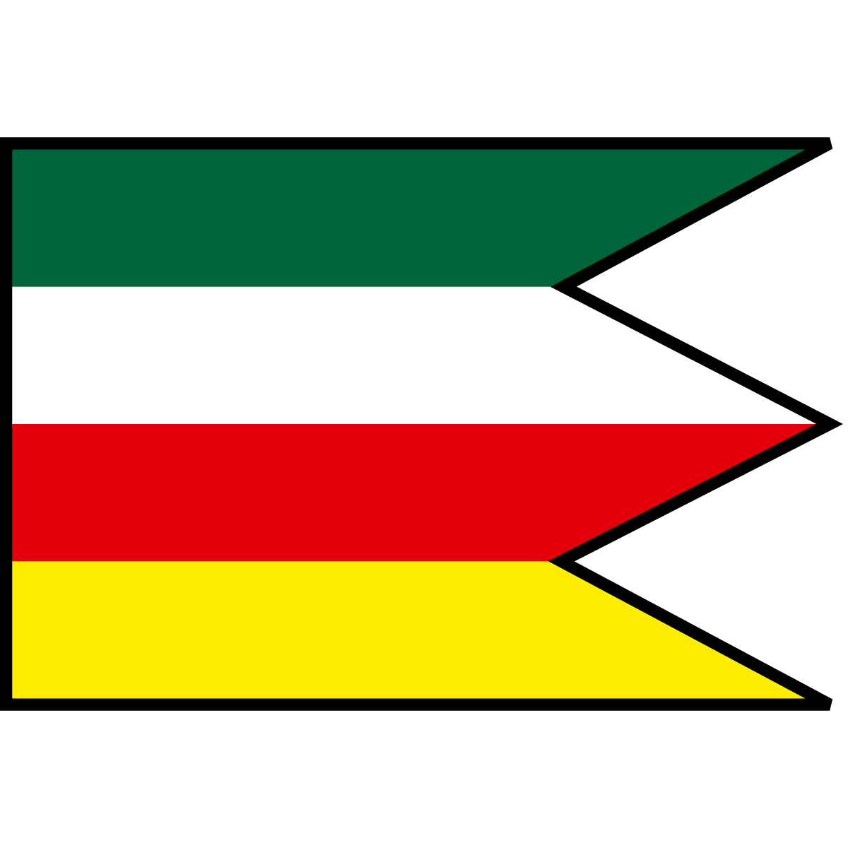 Flag of Rakúsy, Region of Prešov