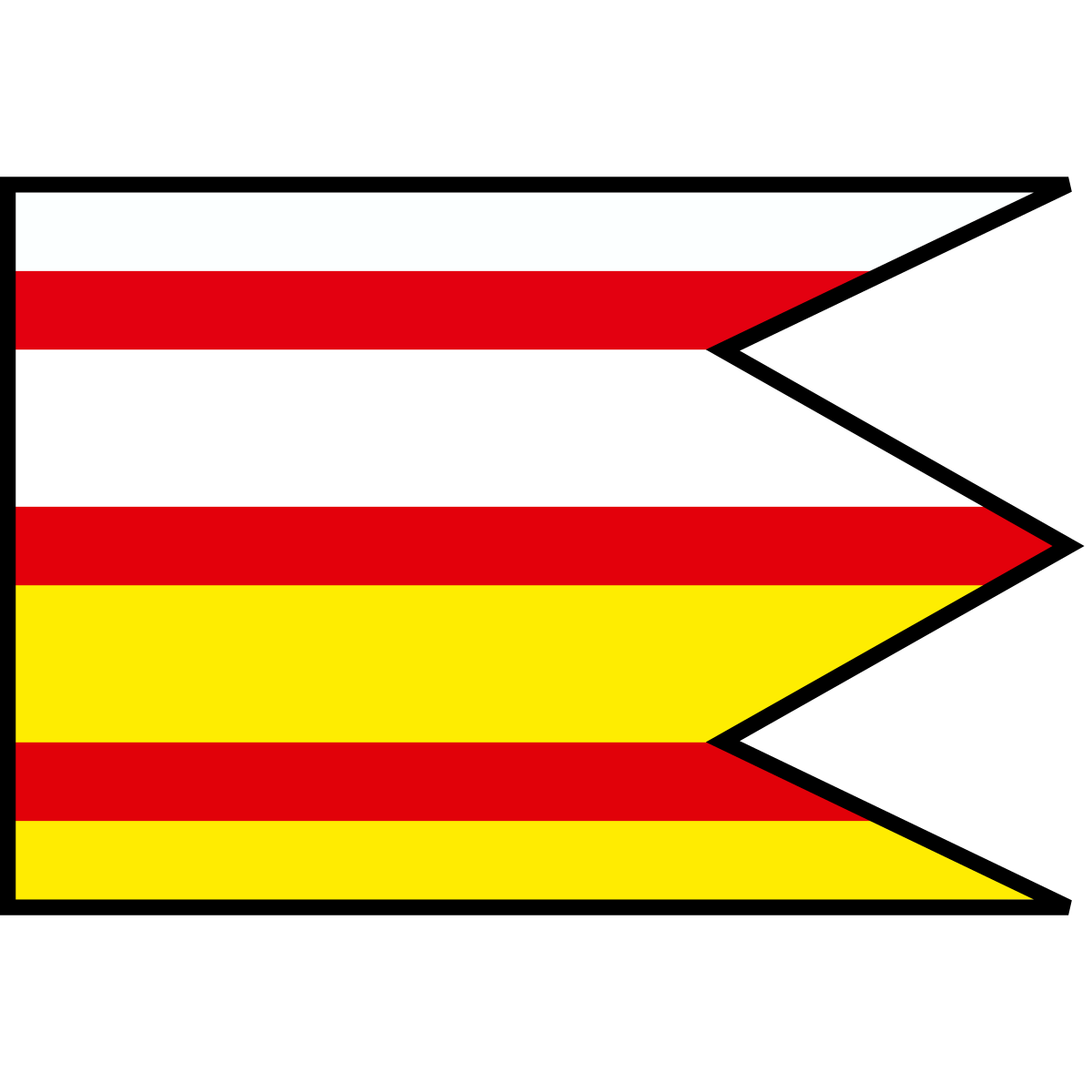 Flag of Rakytník, Region of Banská Bystrica