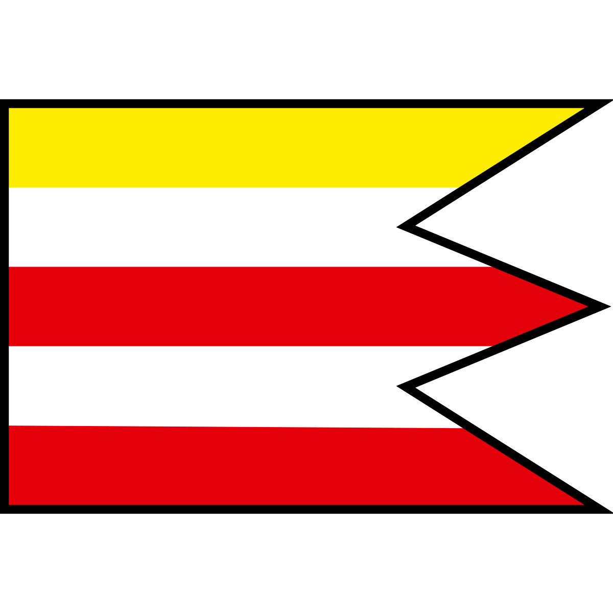 Flag of Ratková, Region of Banská Bystrica