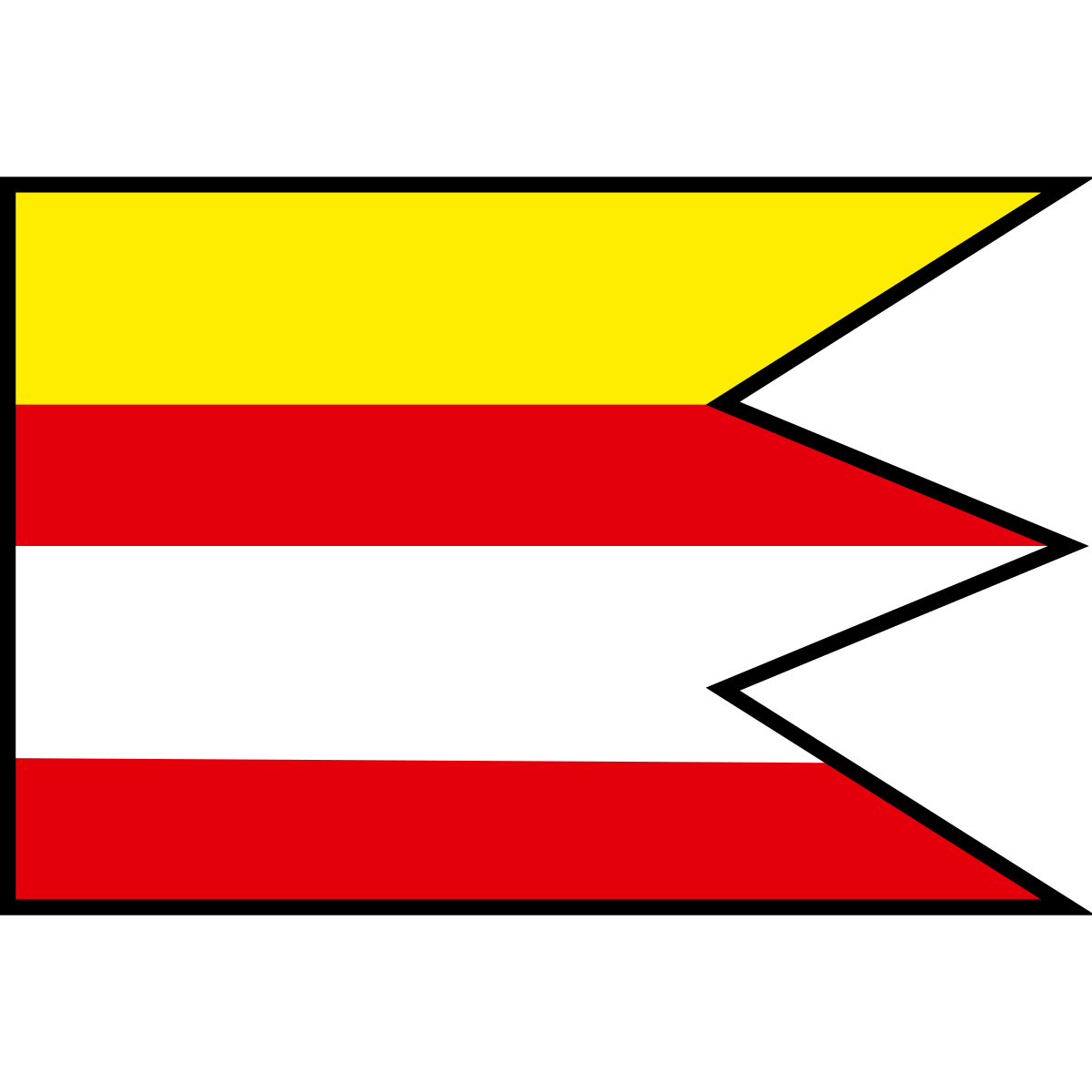 Flag of Ratkovo, Region of Žilina