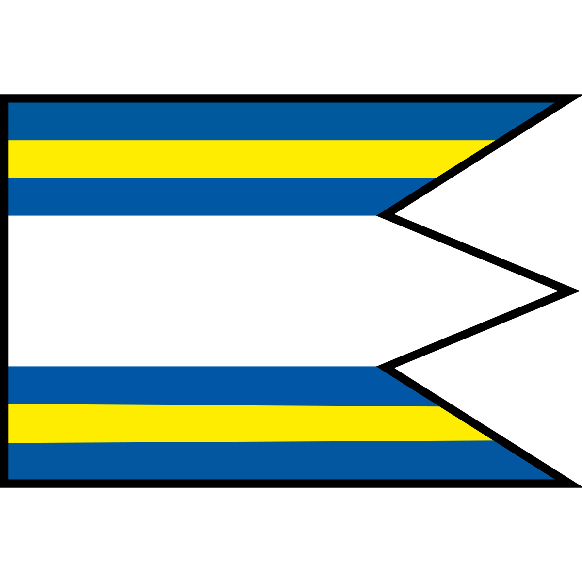 Flag of Ratkovské Bystré, Region of Banská Bystrica