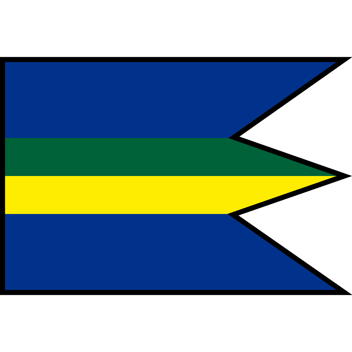 Flag of Ráztoky, Region of Žilina