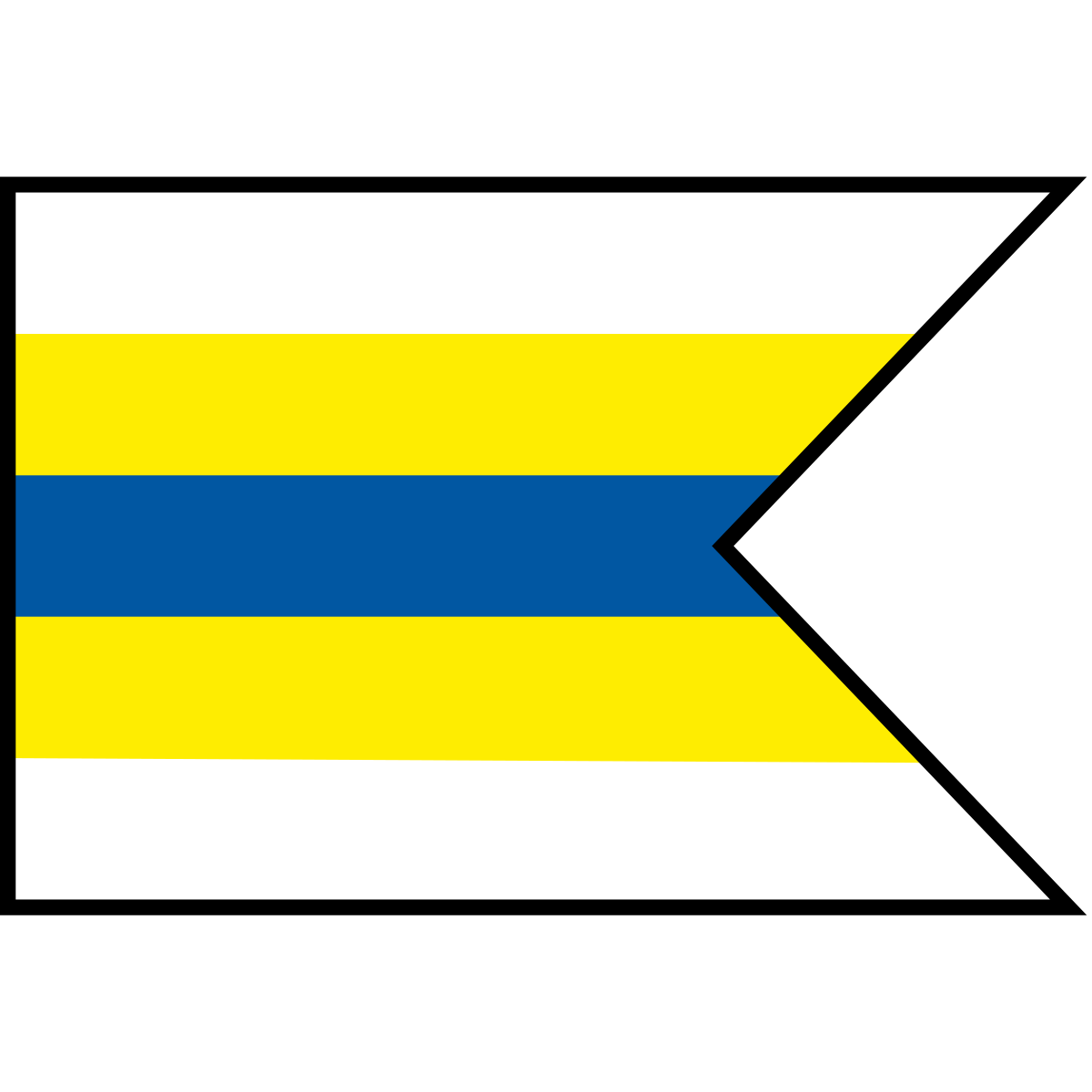 Flag of Rejkovo, Region of Banská Bystrica