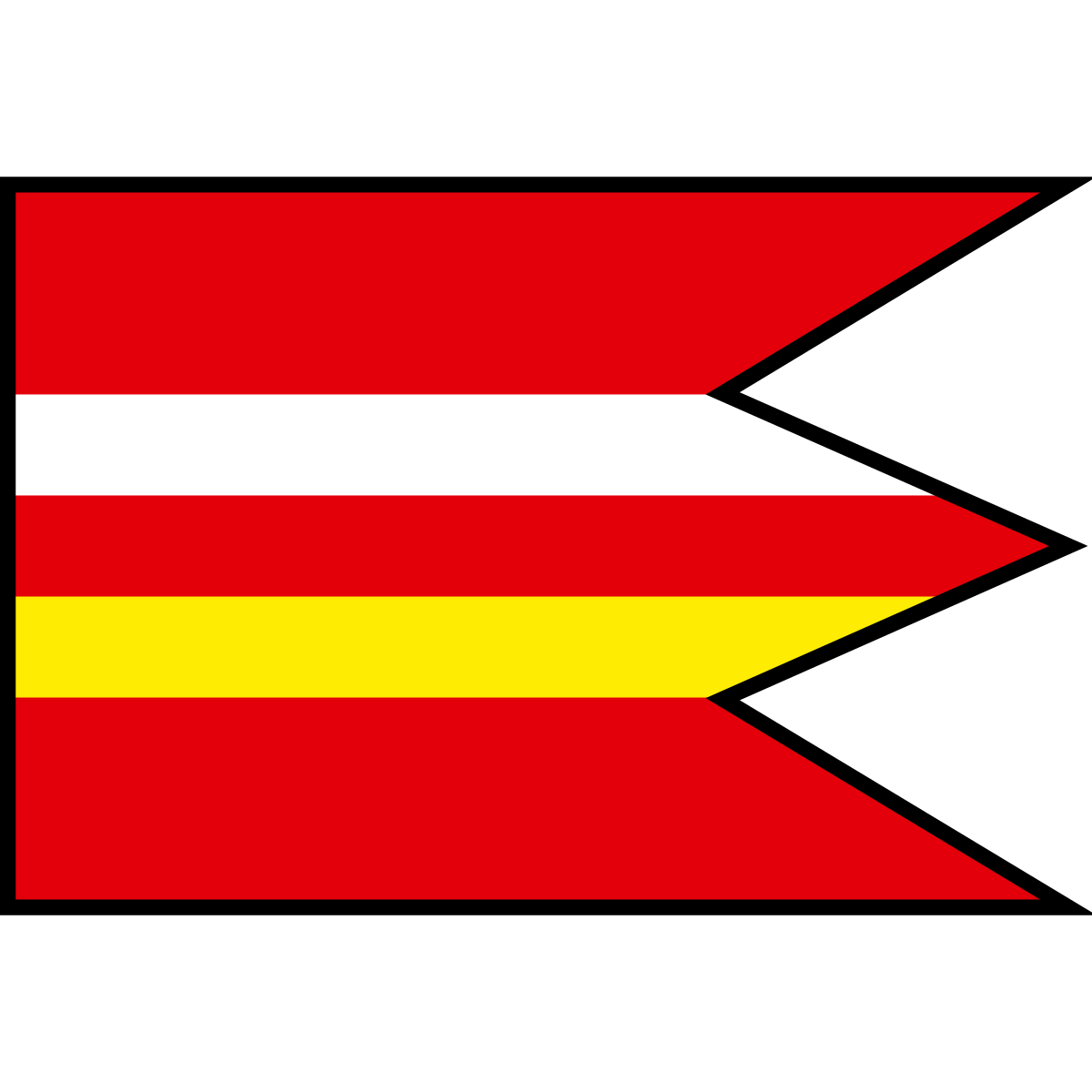 Flag of Reľov, Region of Prešov