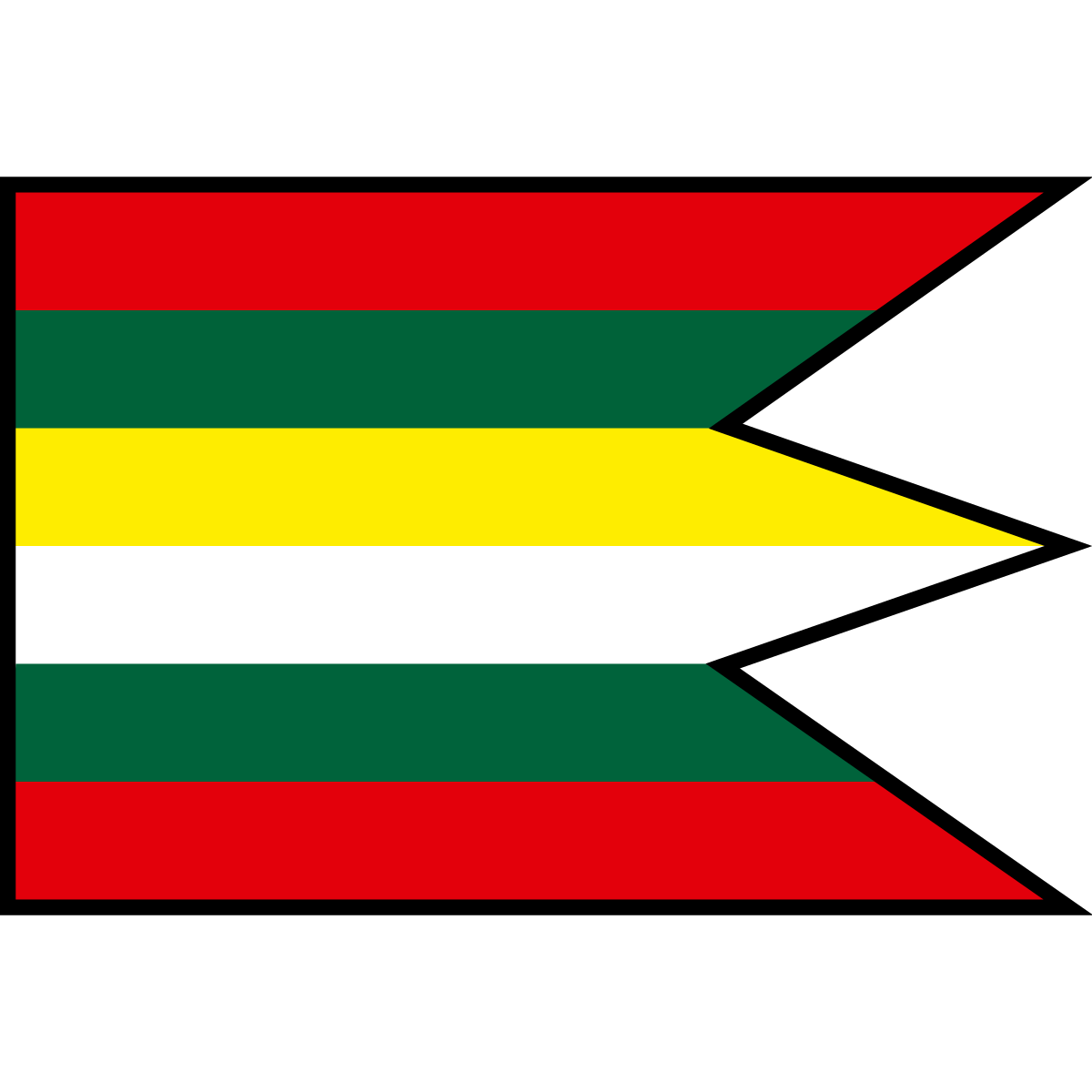 Flag of Remeniny, Region of Prešov