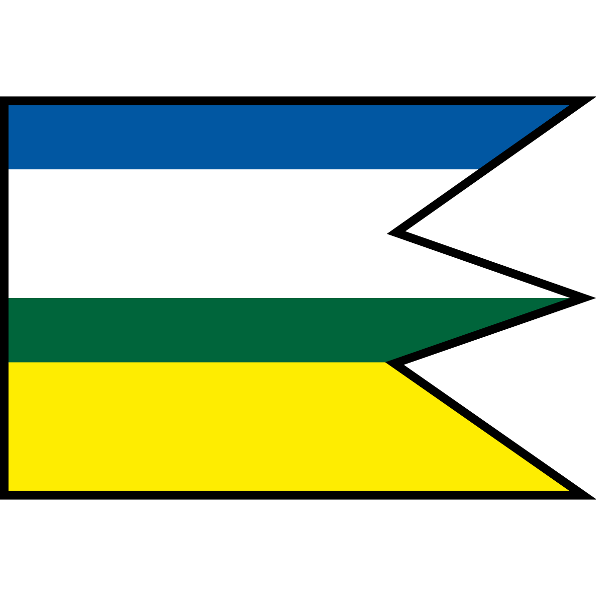 Flag of Repište, Region of Banská Bystrica