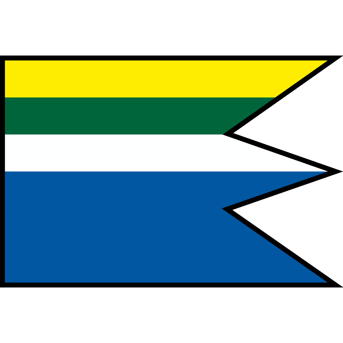Flag of Revúcka Lehota, Region of Banská Bystrica