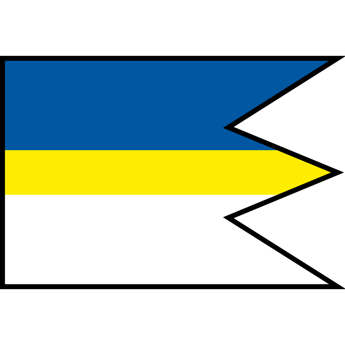 Flag of Riečka, Region of Banská Bystrica