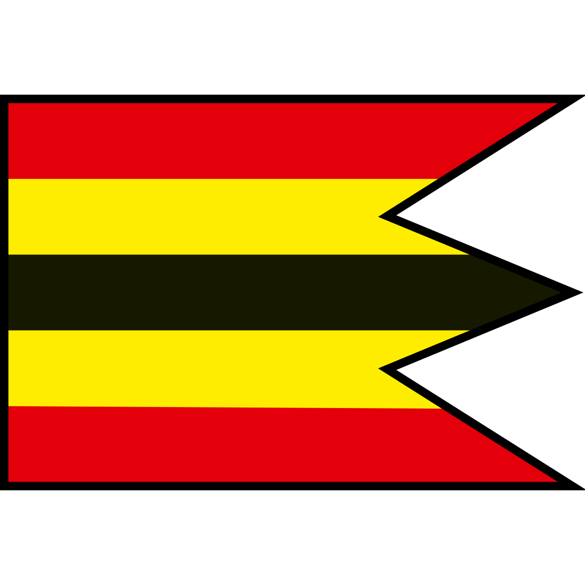 Flag of Rimavská Seč, Region of Banská Bystrica