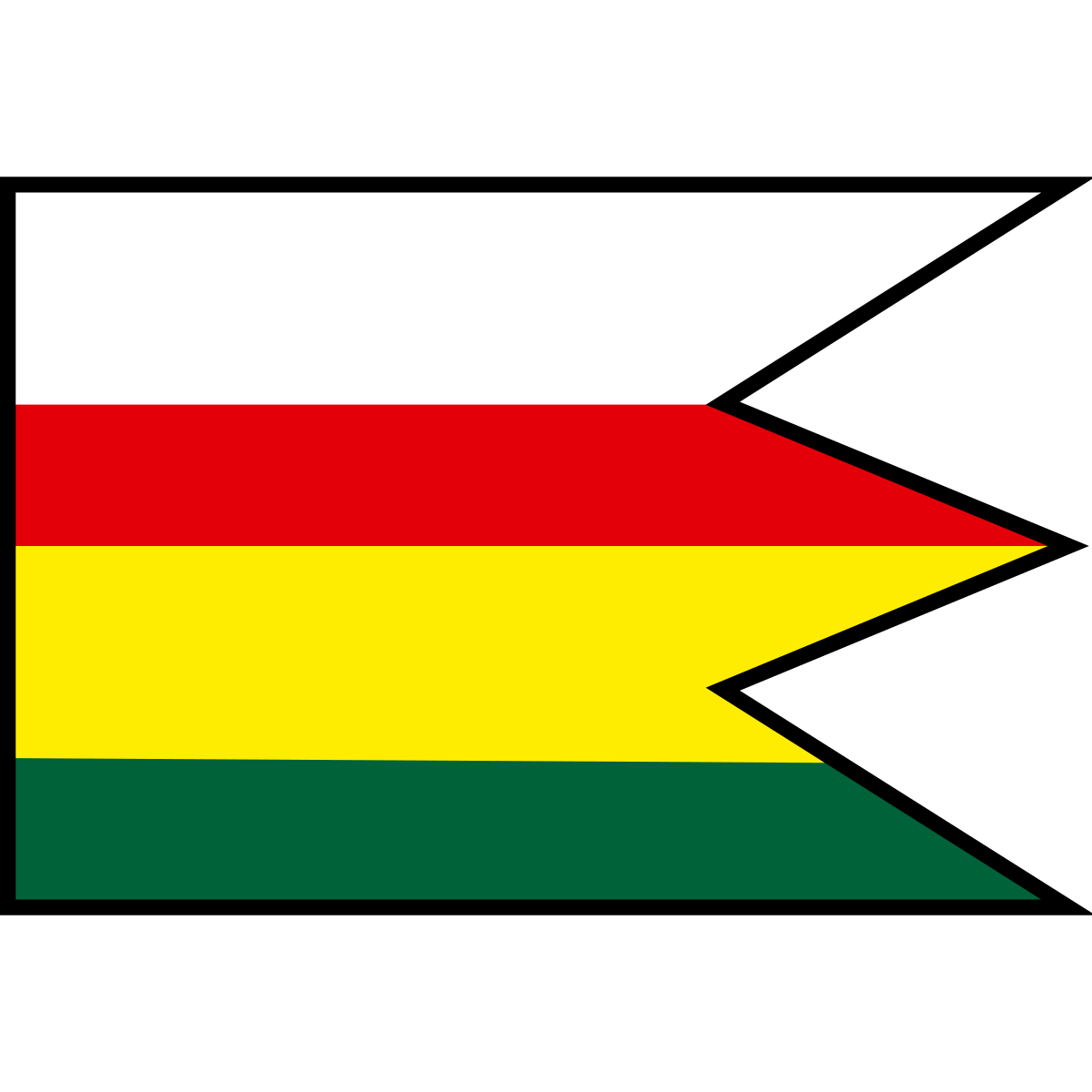Flag of Rimavské Brezovo, Region of Banská Bystrica