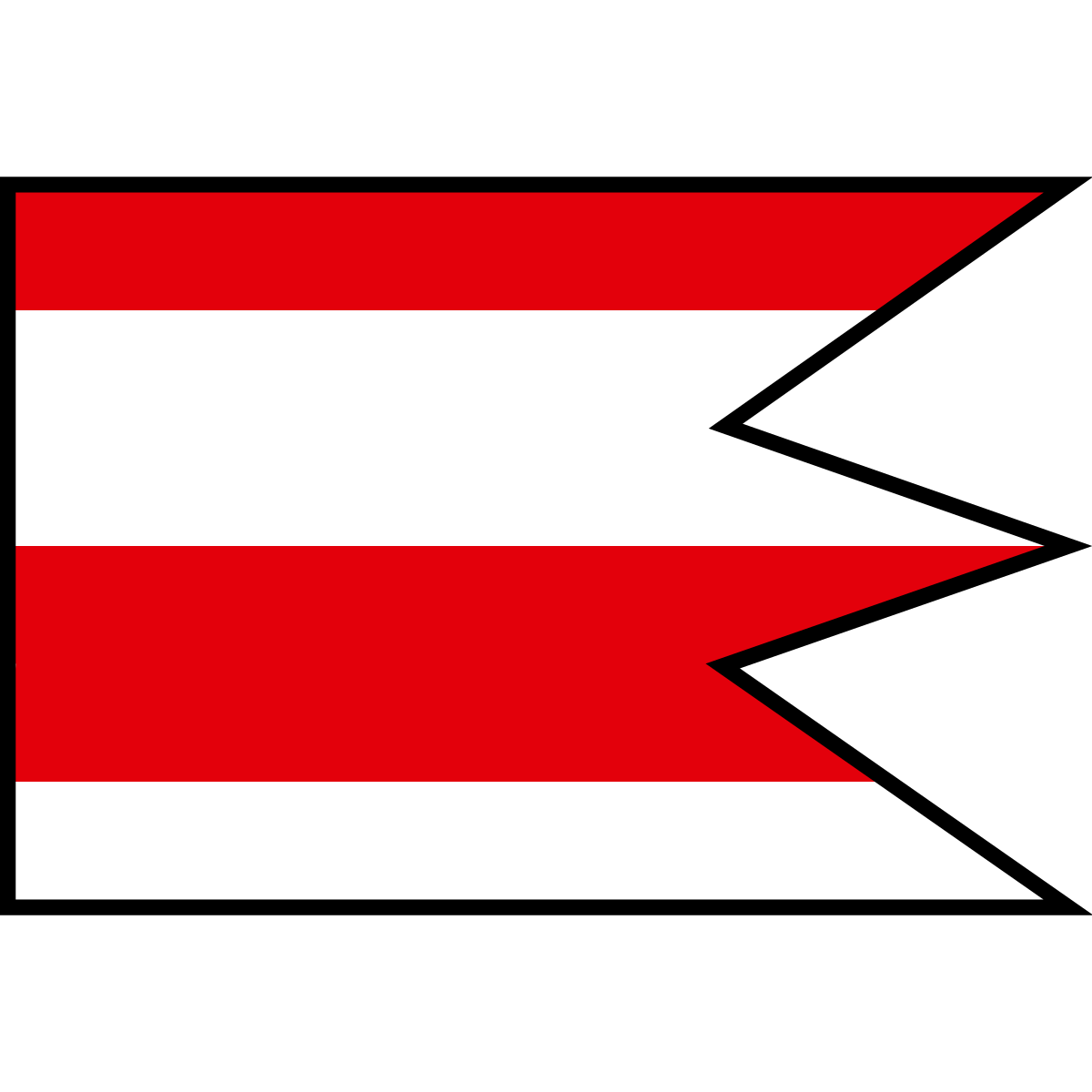Flag of Rimavské Zalužany, Region of Banská Bystrica