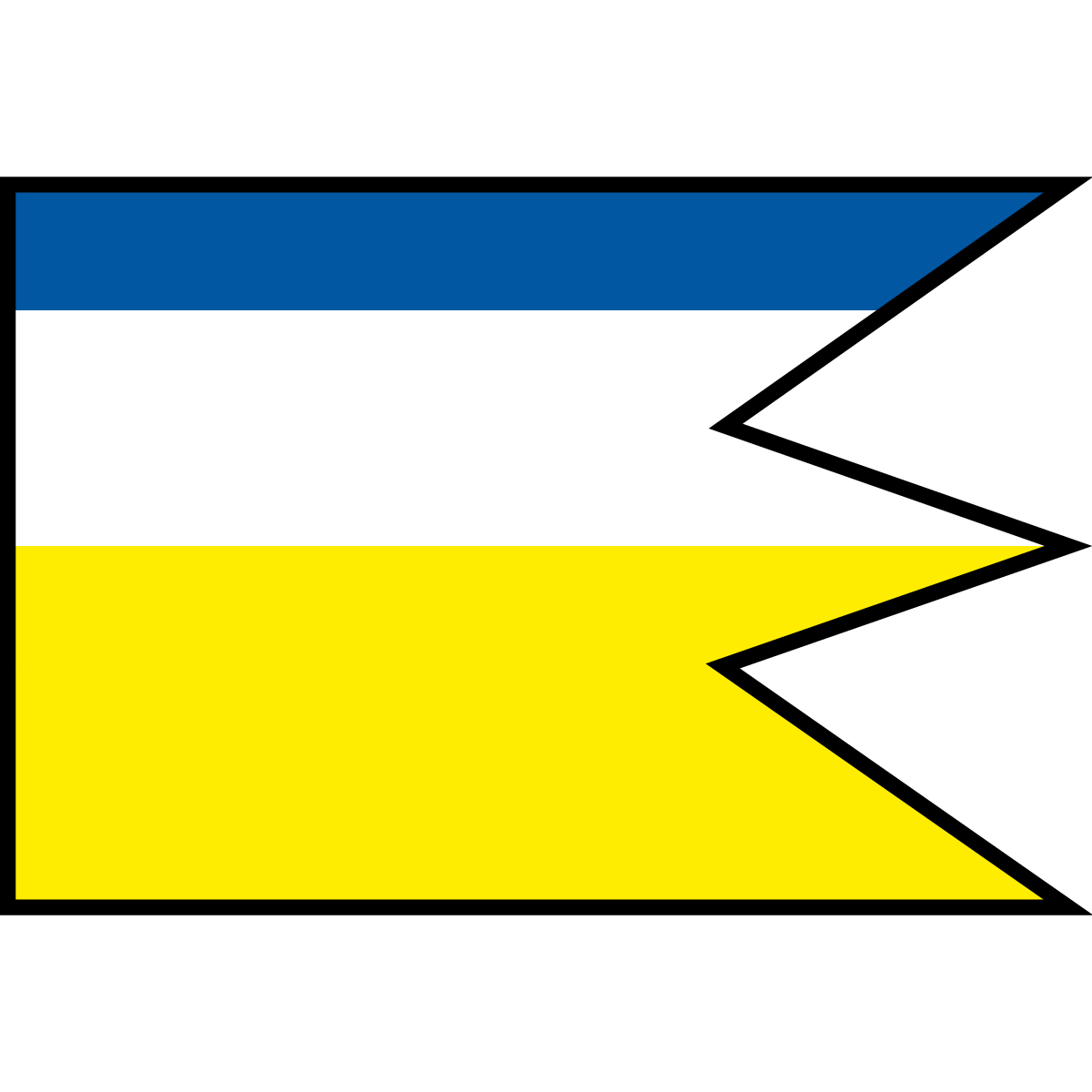 Flag of Rochovce, Region of Košice