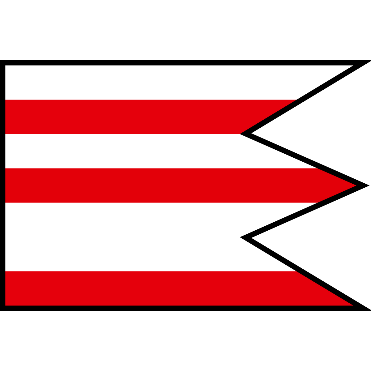 Flag of Rohov, Region of Trnava