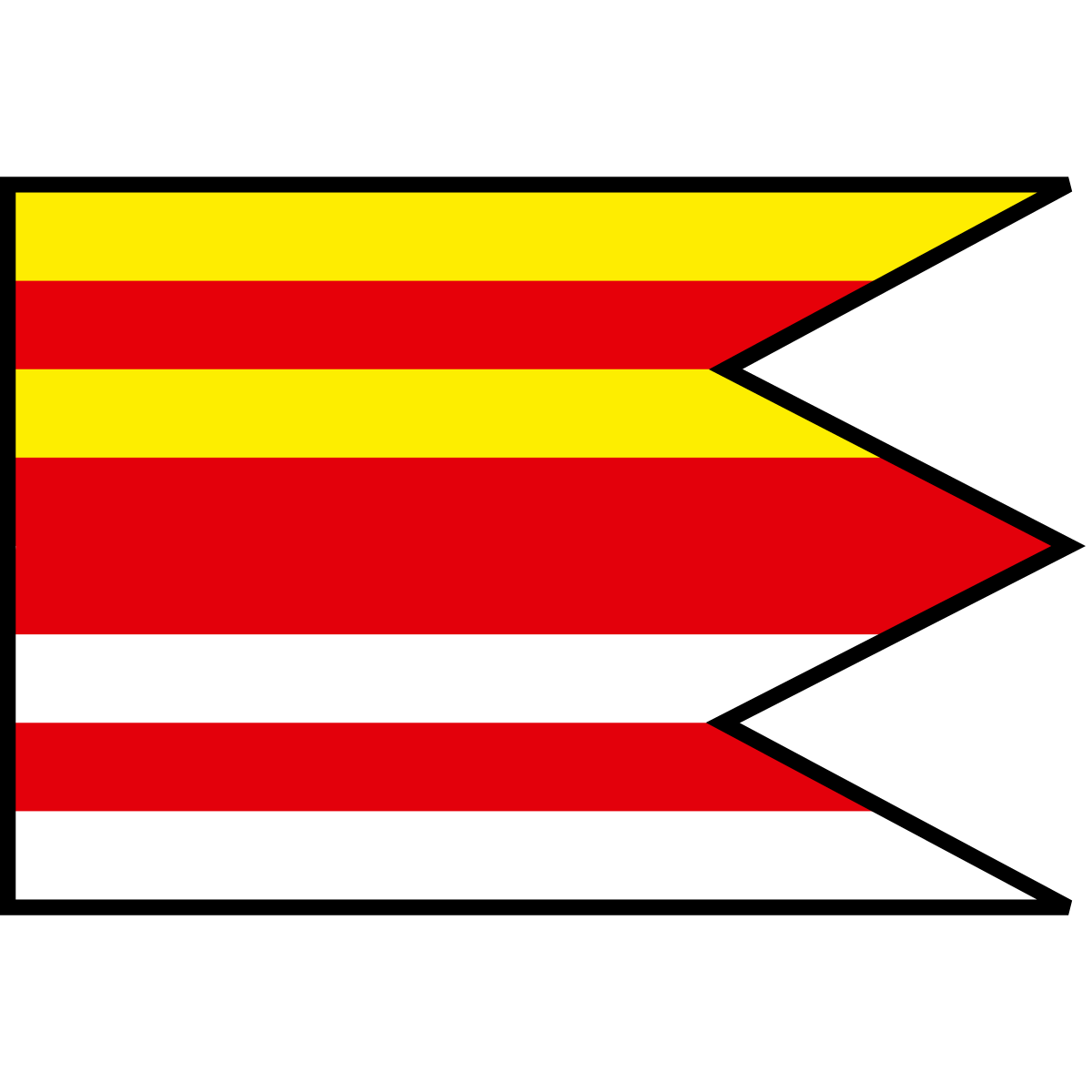 Flag of Rohožnica, Region of Nitra