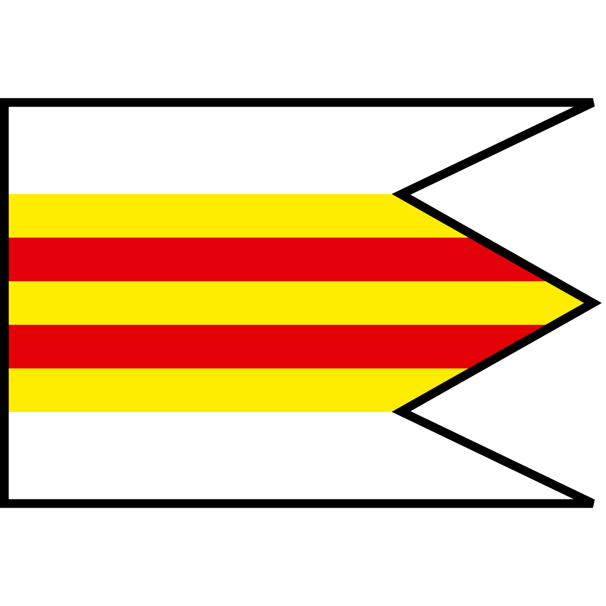 Flag of Rovné, Region of Banská Bystrica