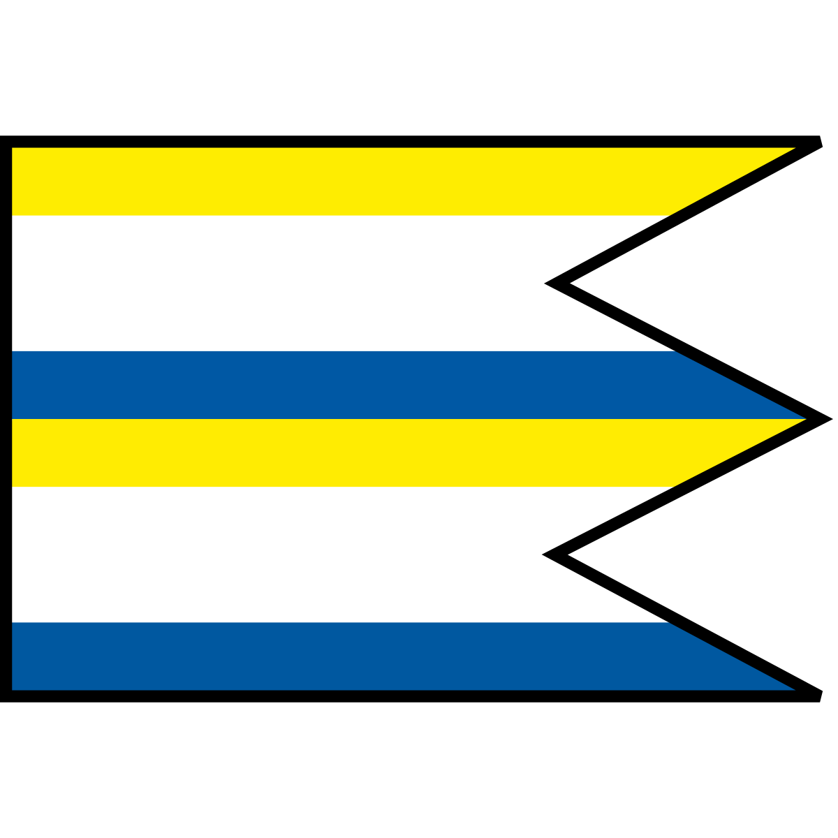 Flag of Rozhanovce, Region of Košice