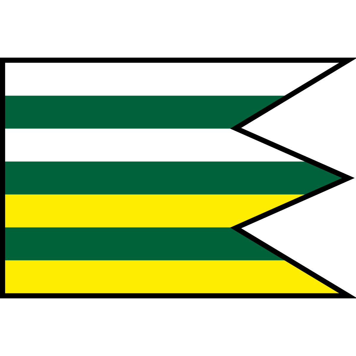 Flag of Rozložná, Region of Košice