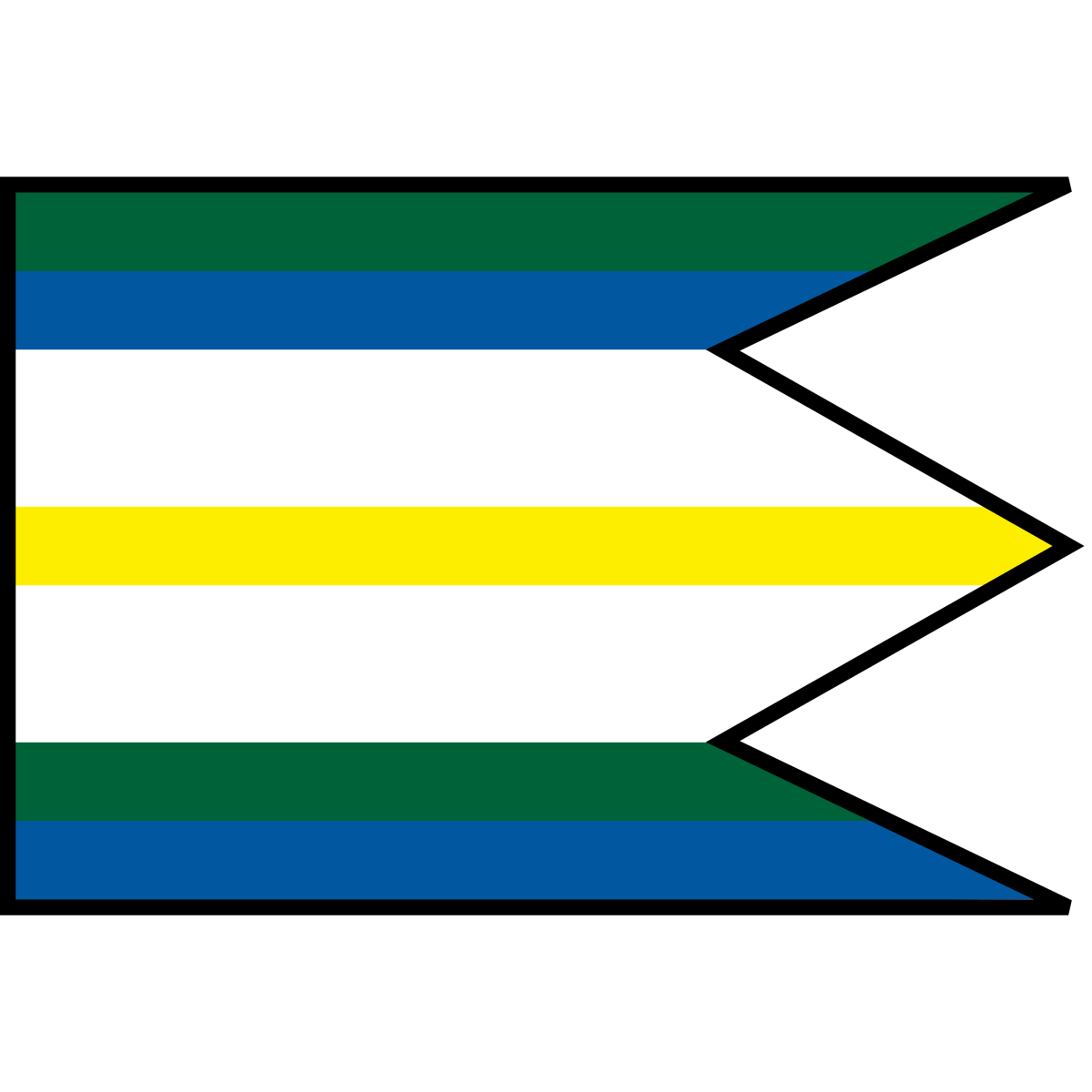 Flag of Roztoky, Region of Prešov