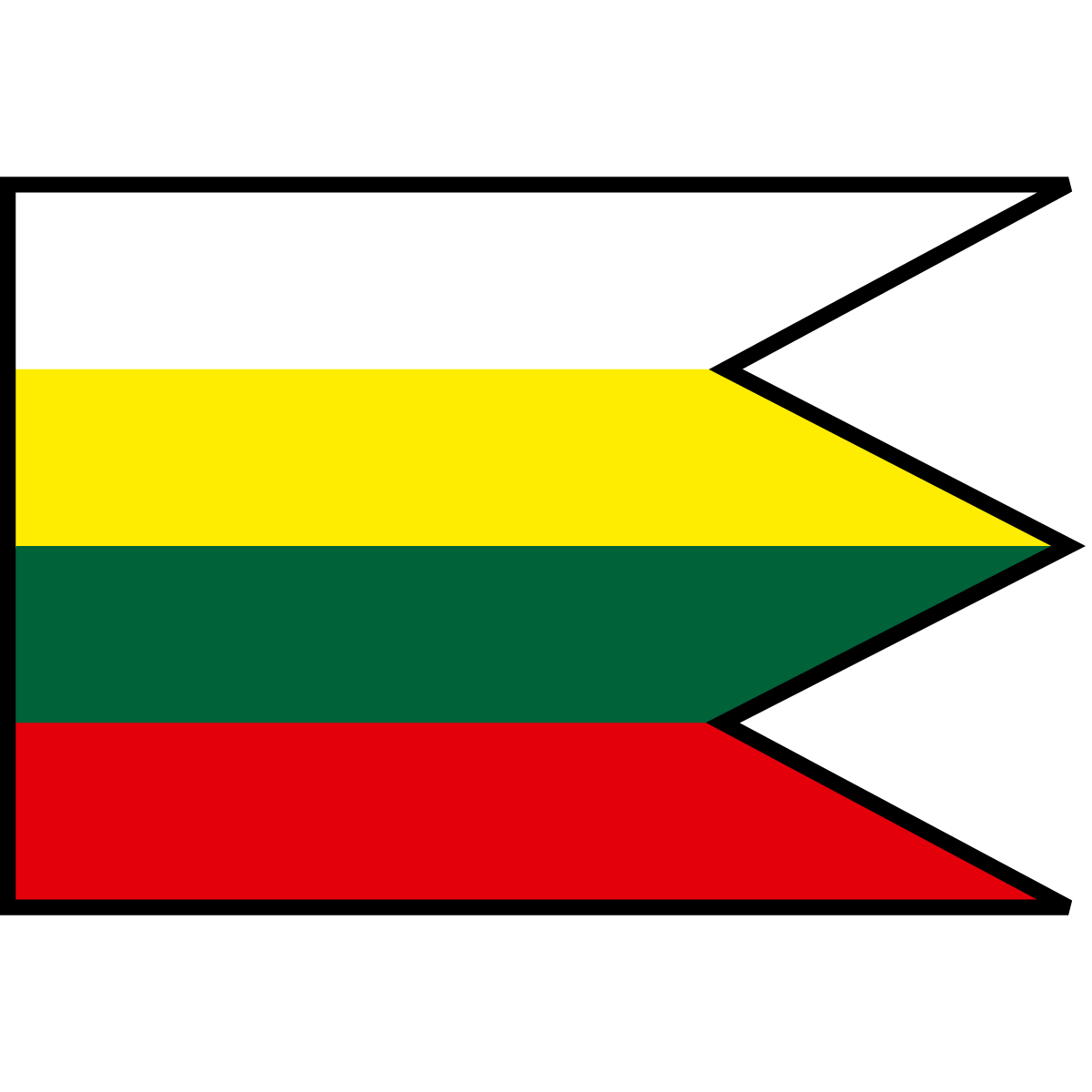 Flag of Rúbaň, Region of Nitra