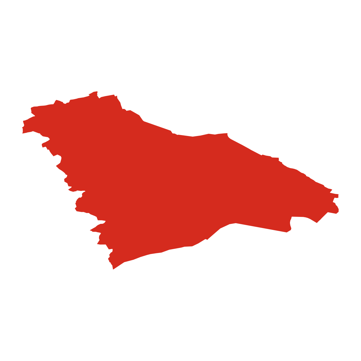 Rudina city boundary