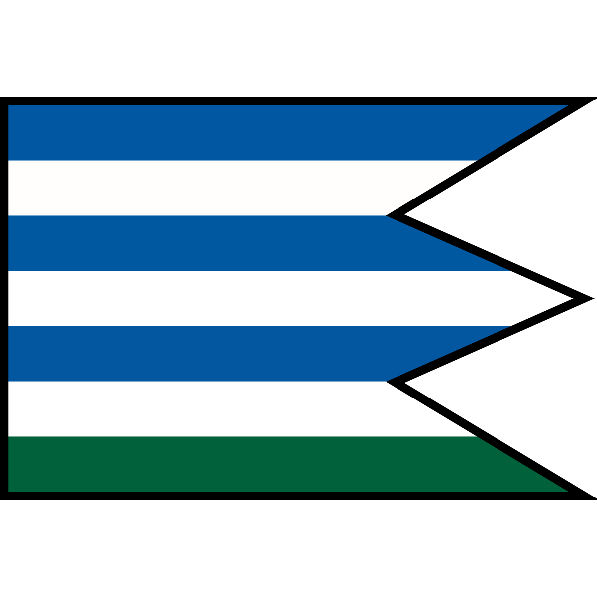 Flag of Rudina, Region of Žilina