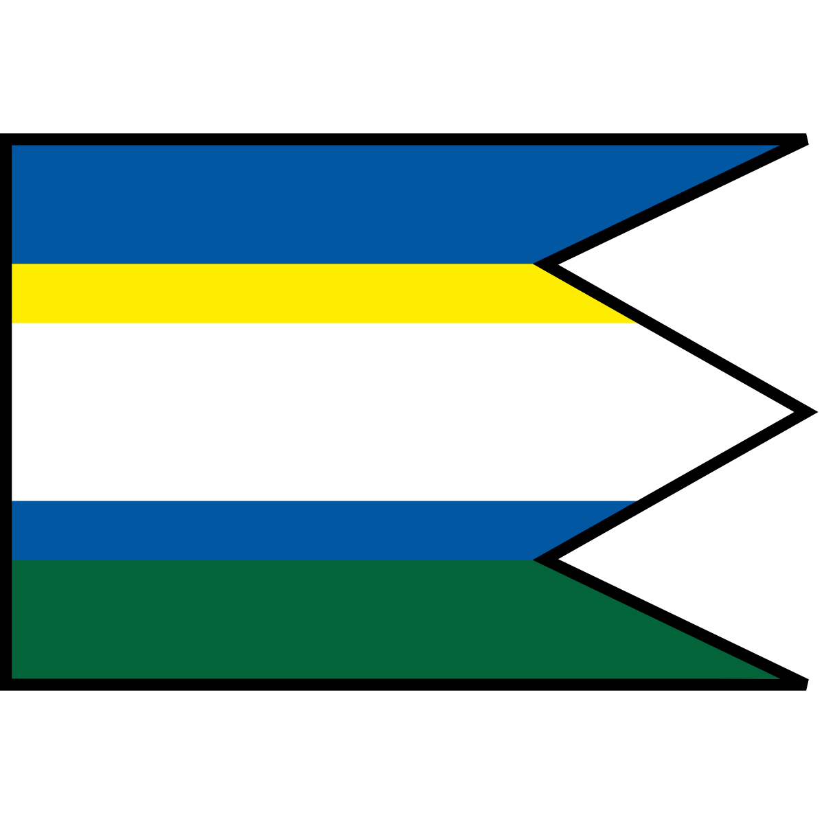 Flag of Rudnianska Lehota, Region of Trenčín