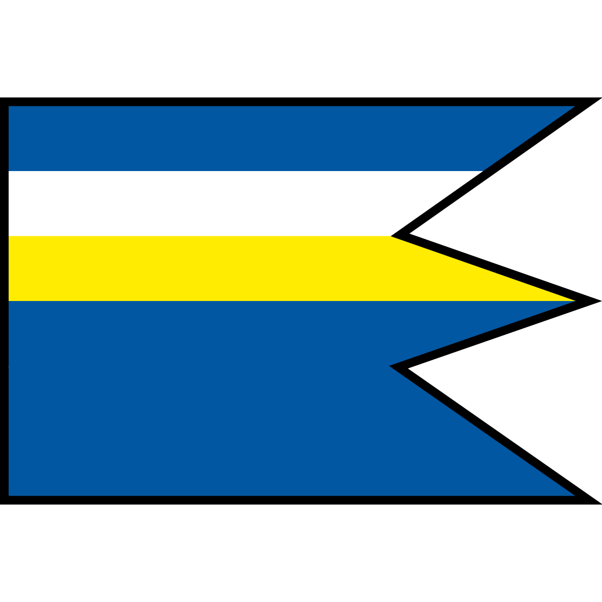 Flag of Rudno nad Hronom, Region of Banská Bystrica