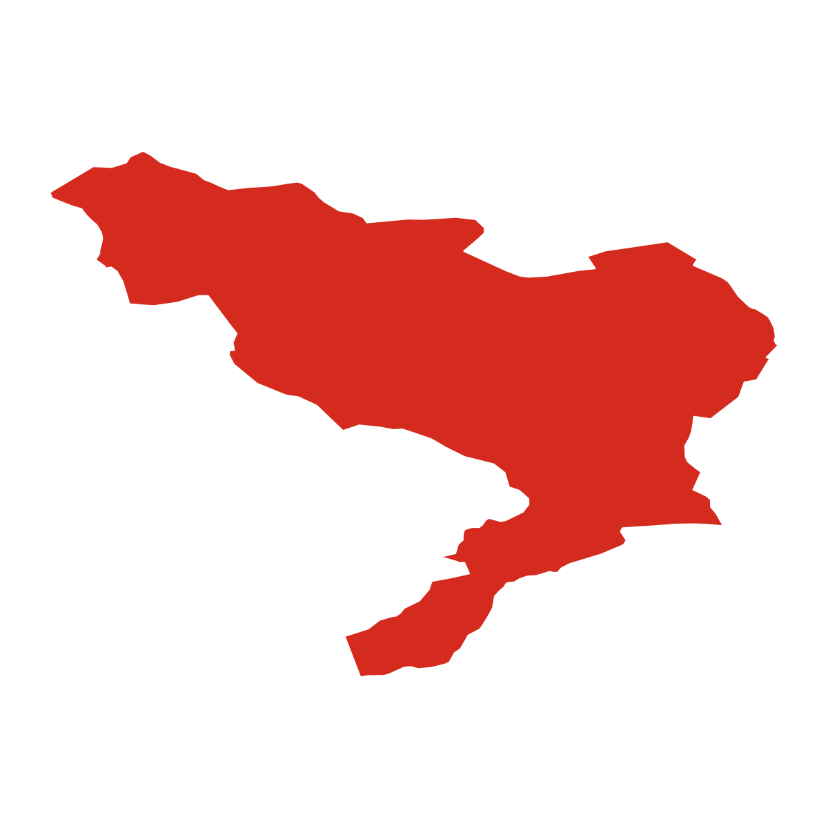 Rudno city boundary