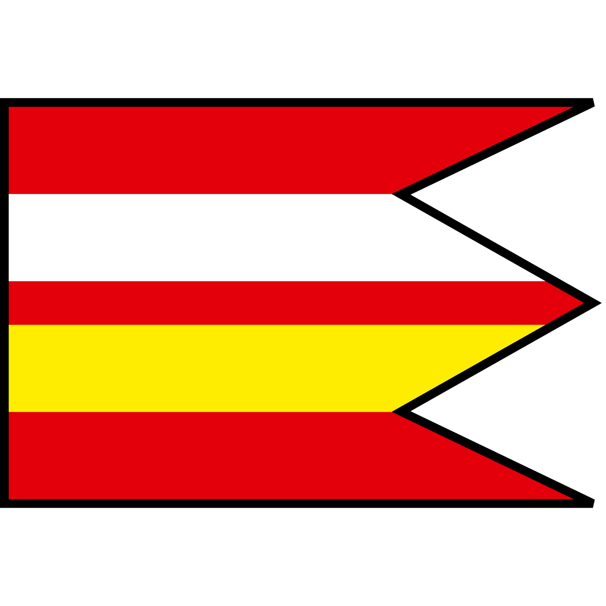 Flag of Rudno, Region of Žilina