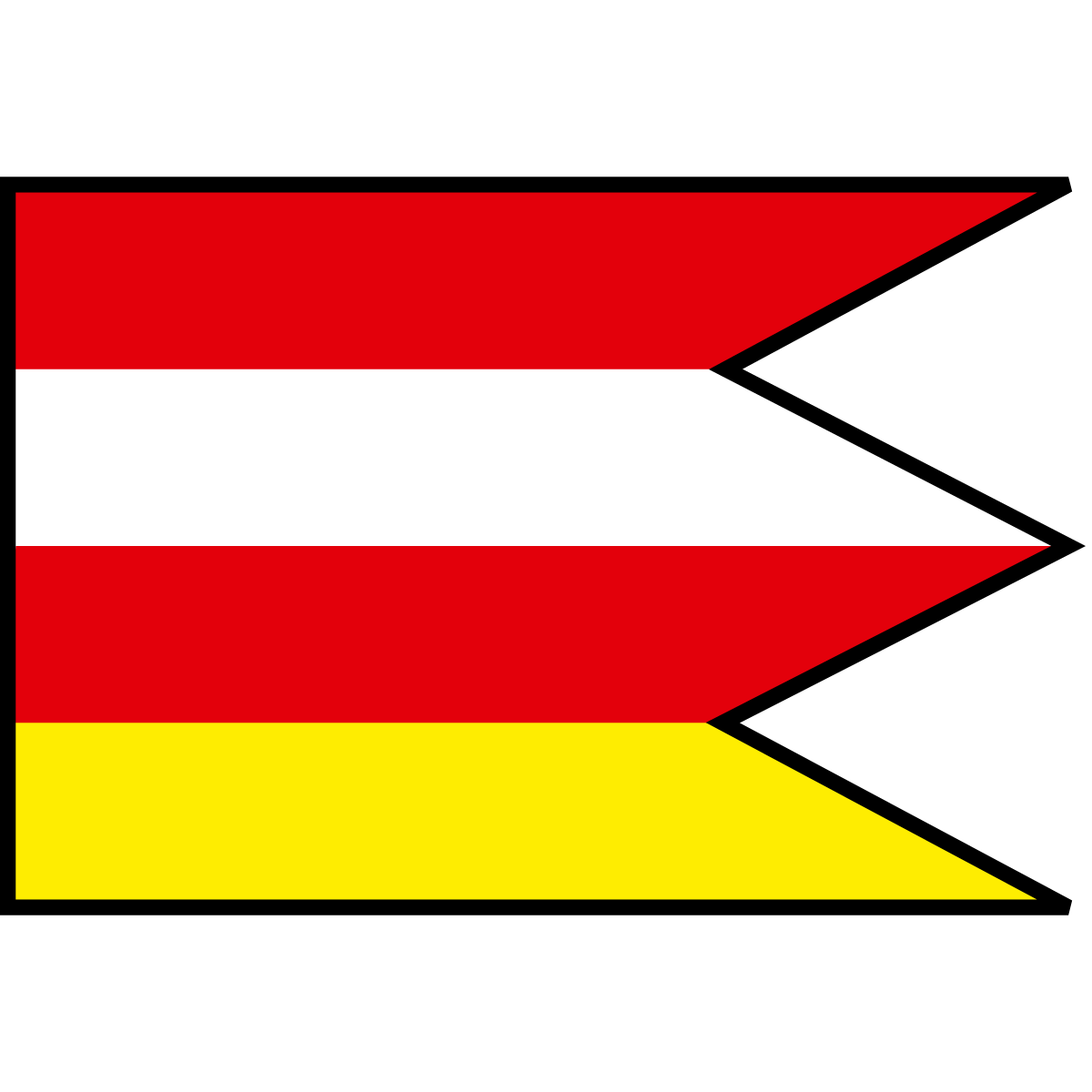 Flag of Ruská Nová Ves, Region of Prešov