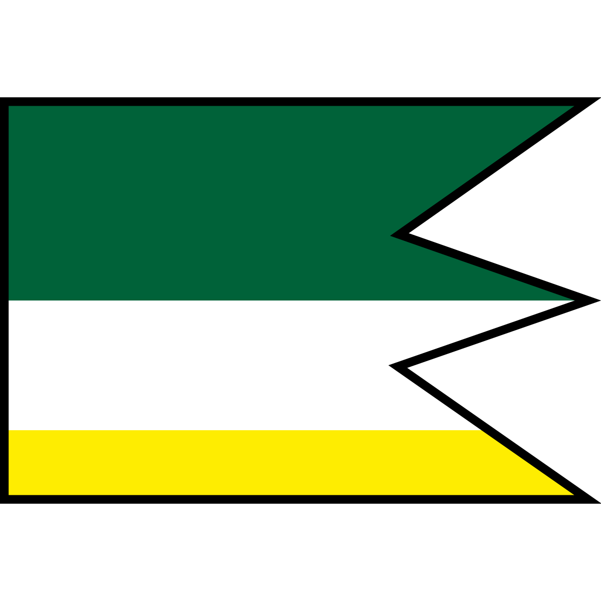 Flag of Ruská Voľa, Region of Prešov