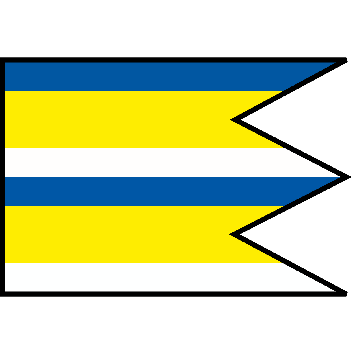 Flag of Rybník, Region of Banská Bystrica