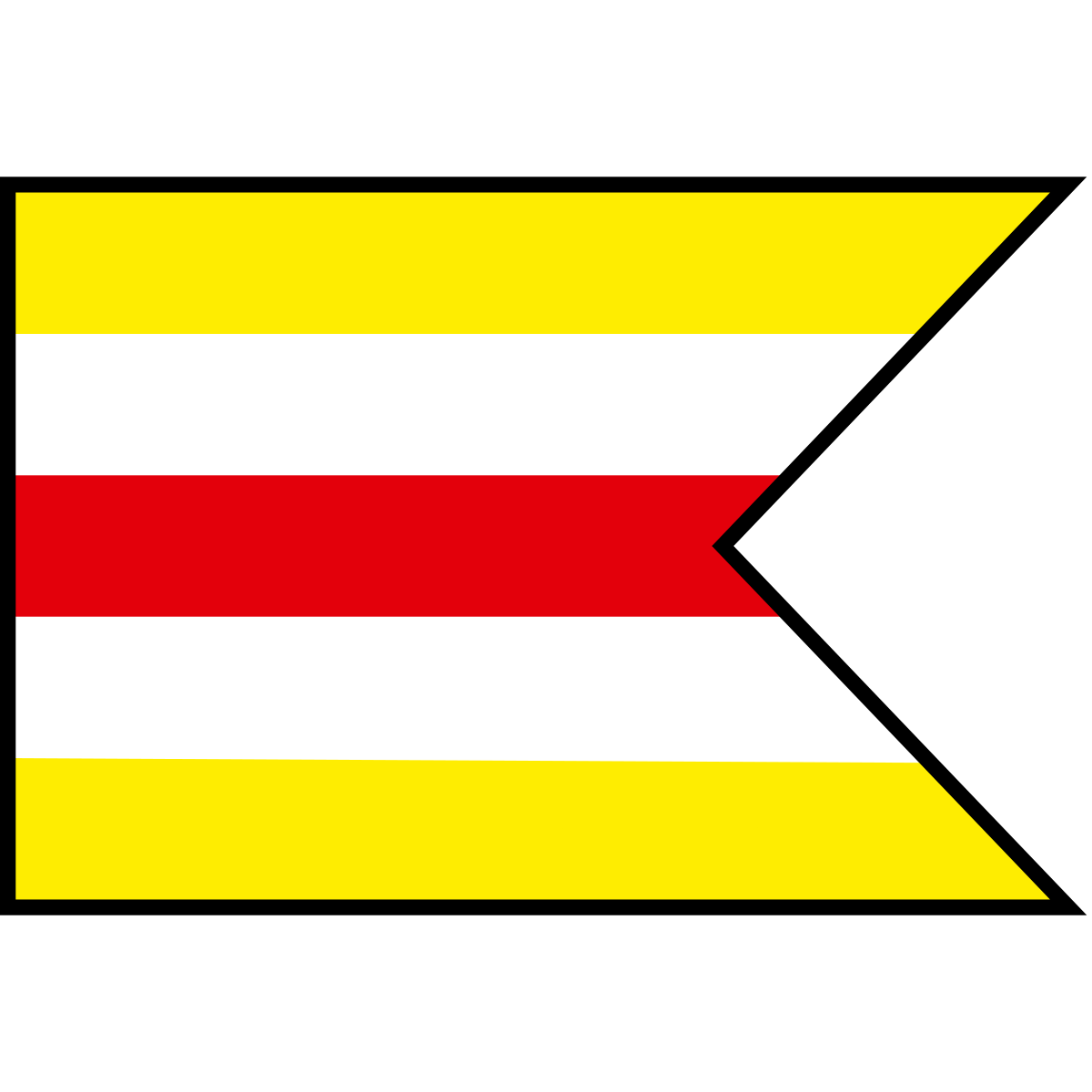 Flag of Šaľa, Region of Nitra