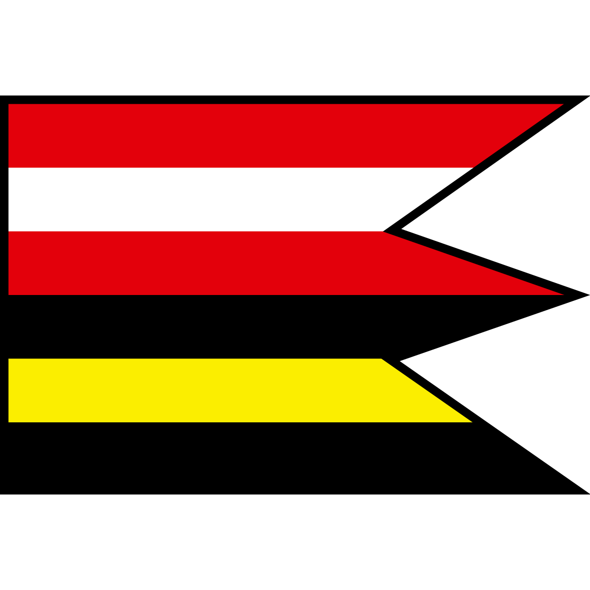 Flag of Šambron, Region of Prešov