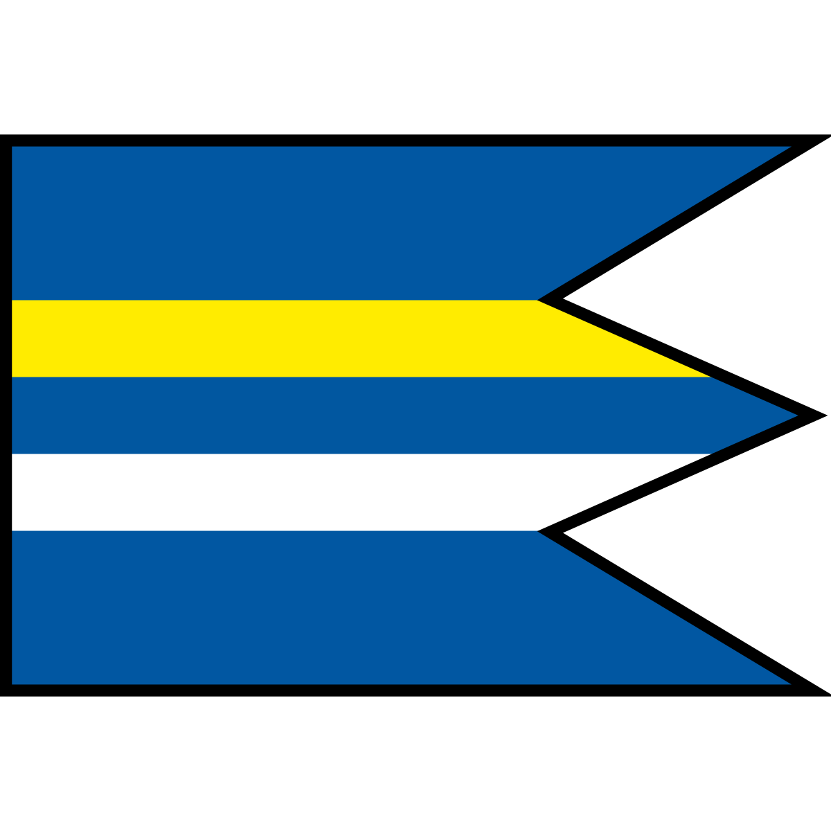 Flag of Santovka, Region of Nitra