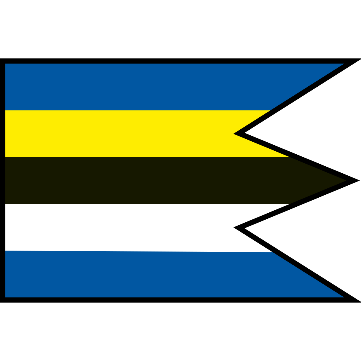 Flag of Šarišské Dravce, Region of Prešov