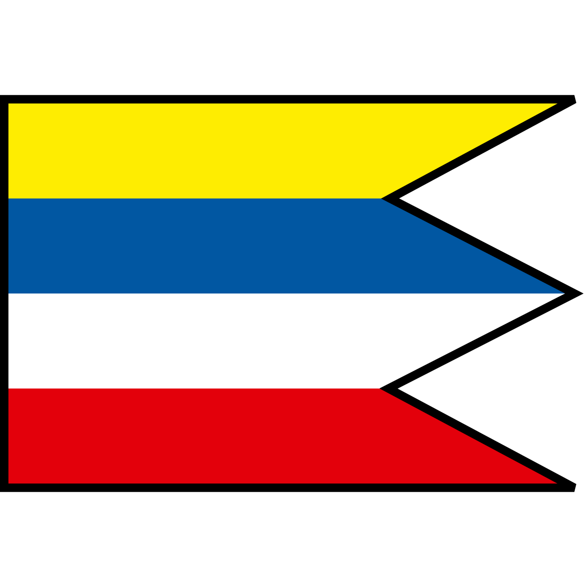 Flag of Sebeslavce, Region of Žilina