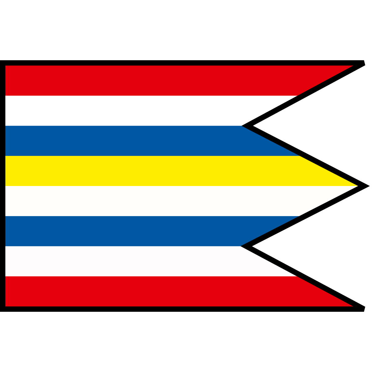 Flag of Semerovo, Region of Nitra