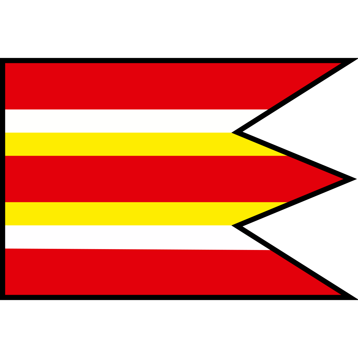 Flag of Senohrad, Region of Banská Bystrica