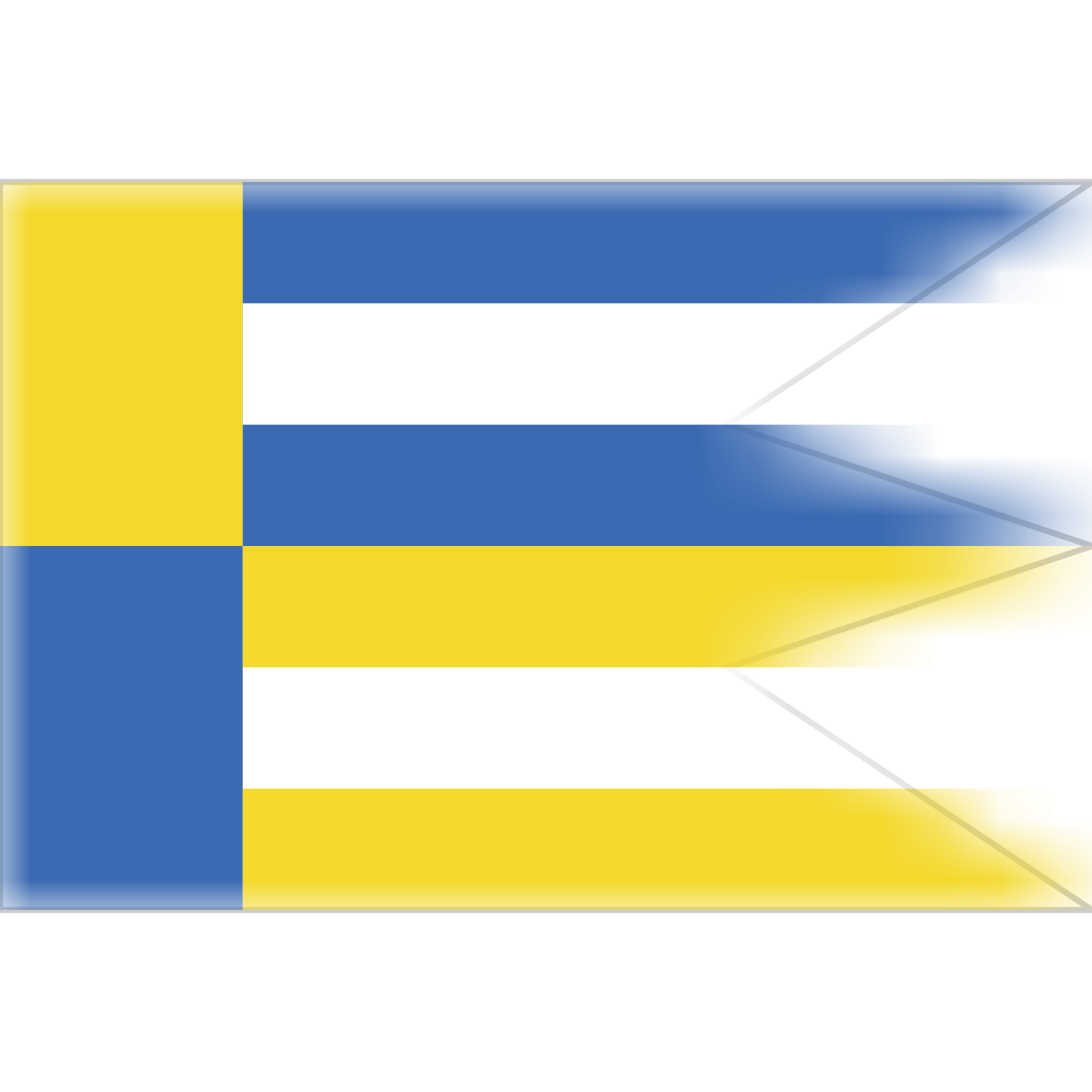 Flag of Sever, Region of Košice