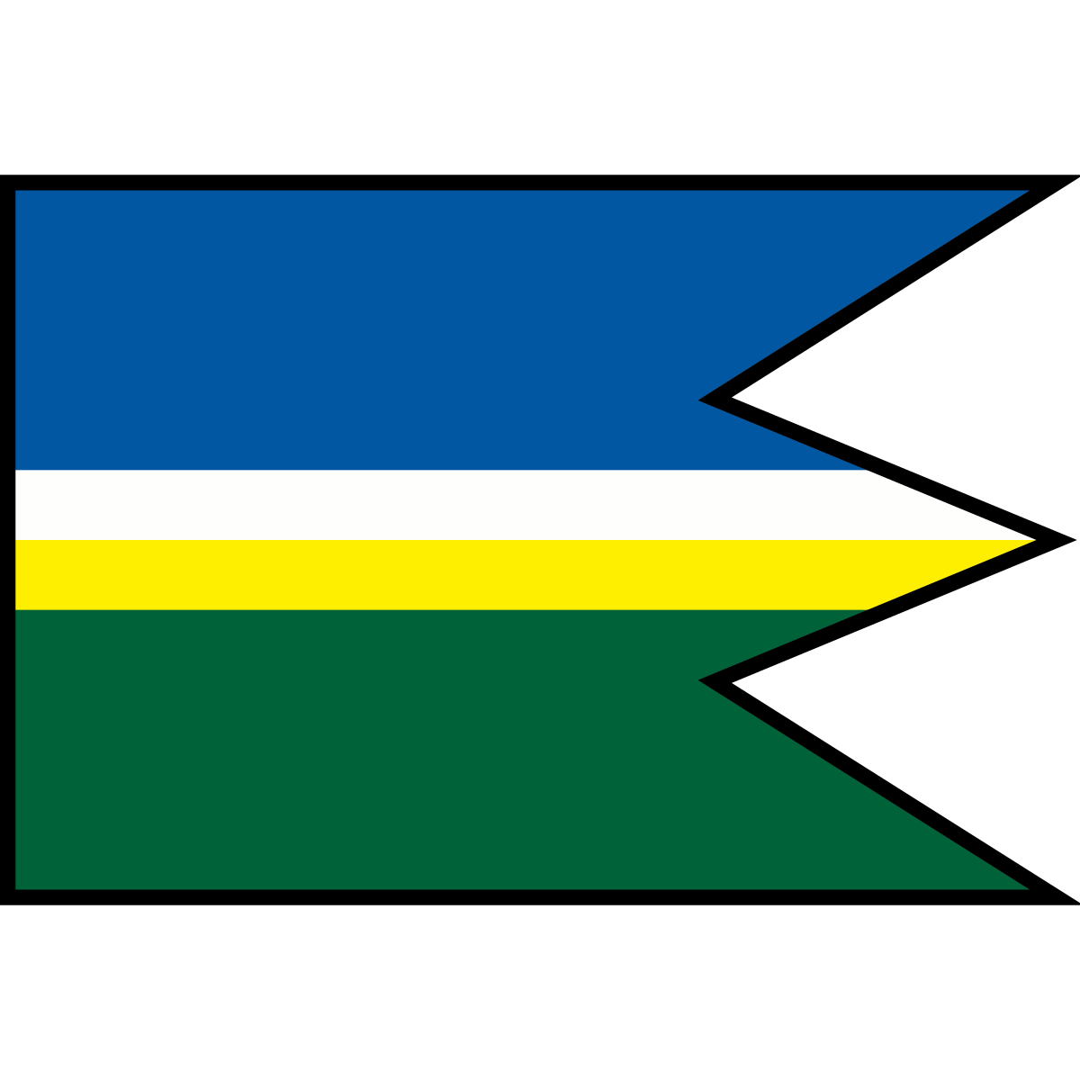 Flag of Severná, Region of Prešov