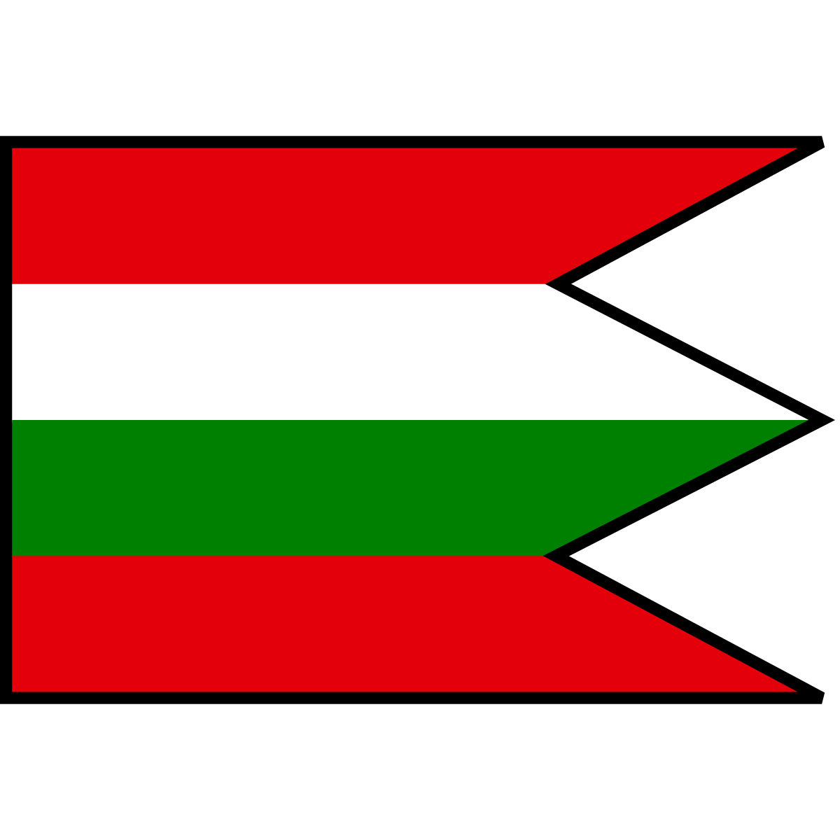 Flag of Šípkov, Region of Trenčín
