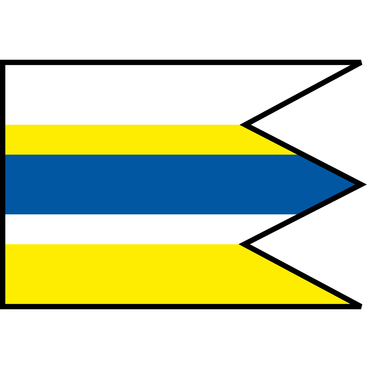 Flag of Skačany, Region of Trenčín