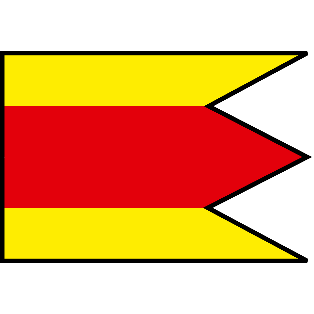 Flag of Sklabiňa, Region of Žilina