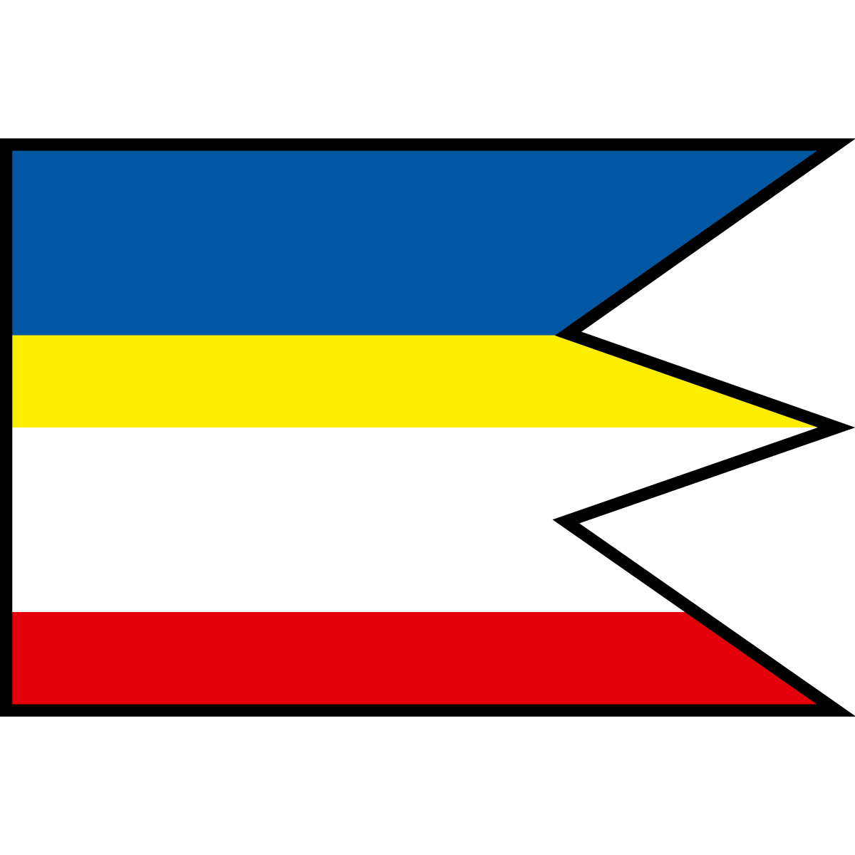 Flag of Skýcov, Region of Nitra