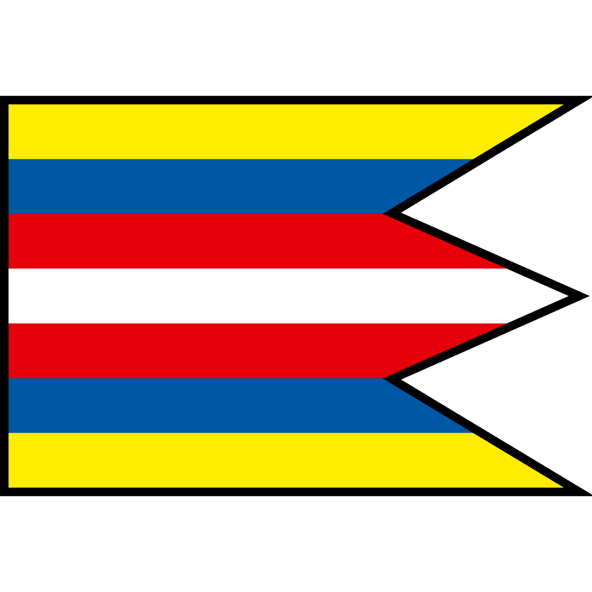 Flag of Slače, Region of Trenčín