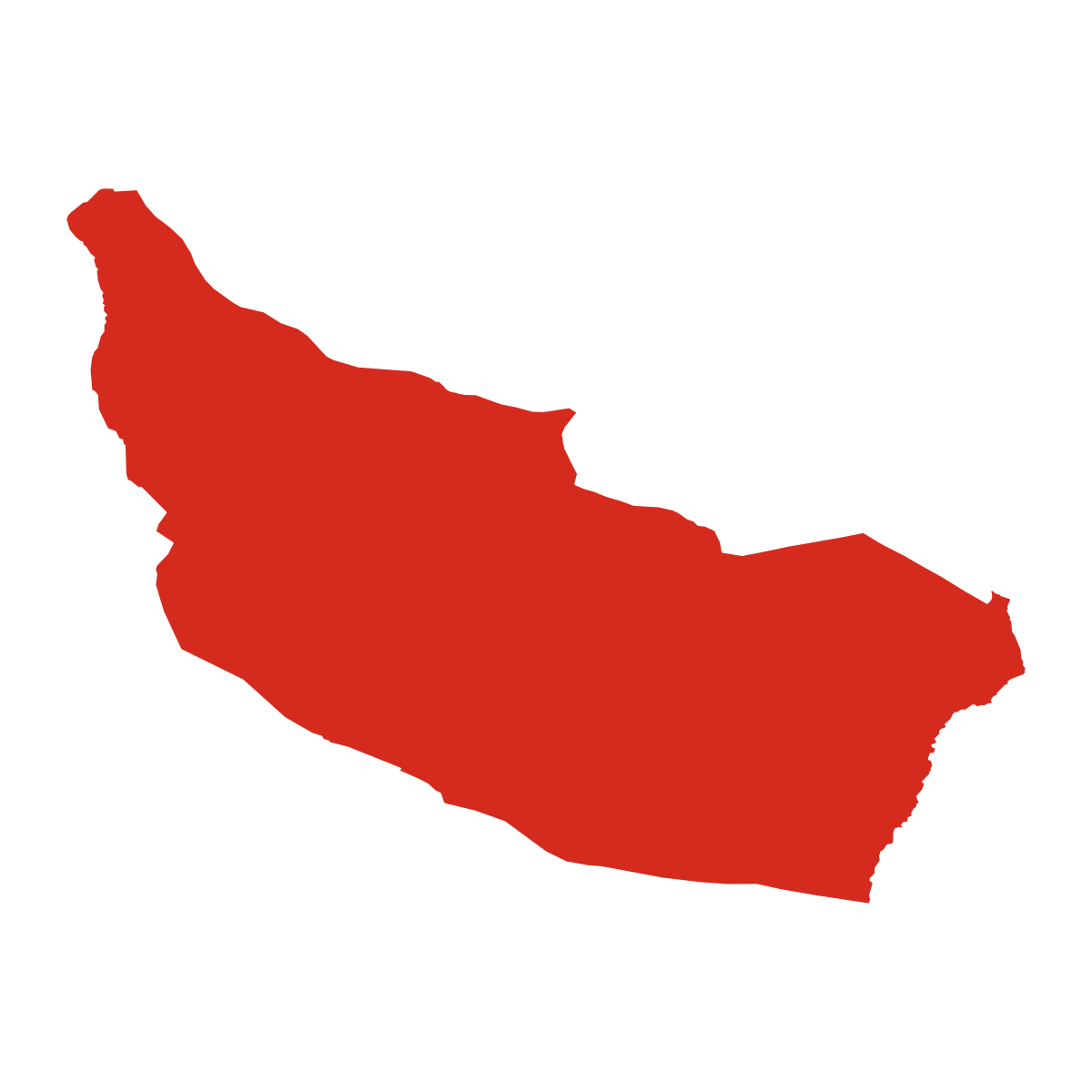 Slizké city boundary