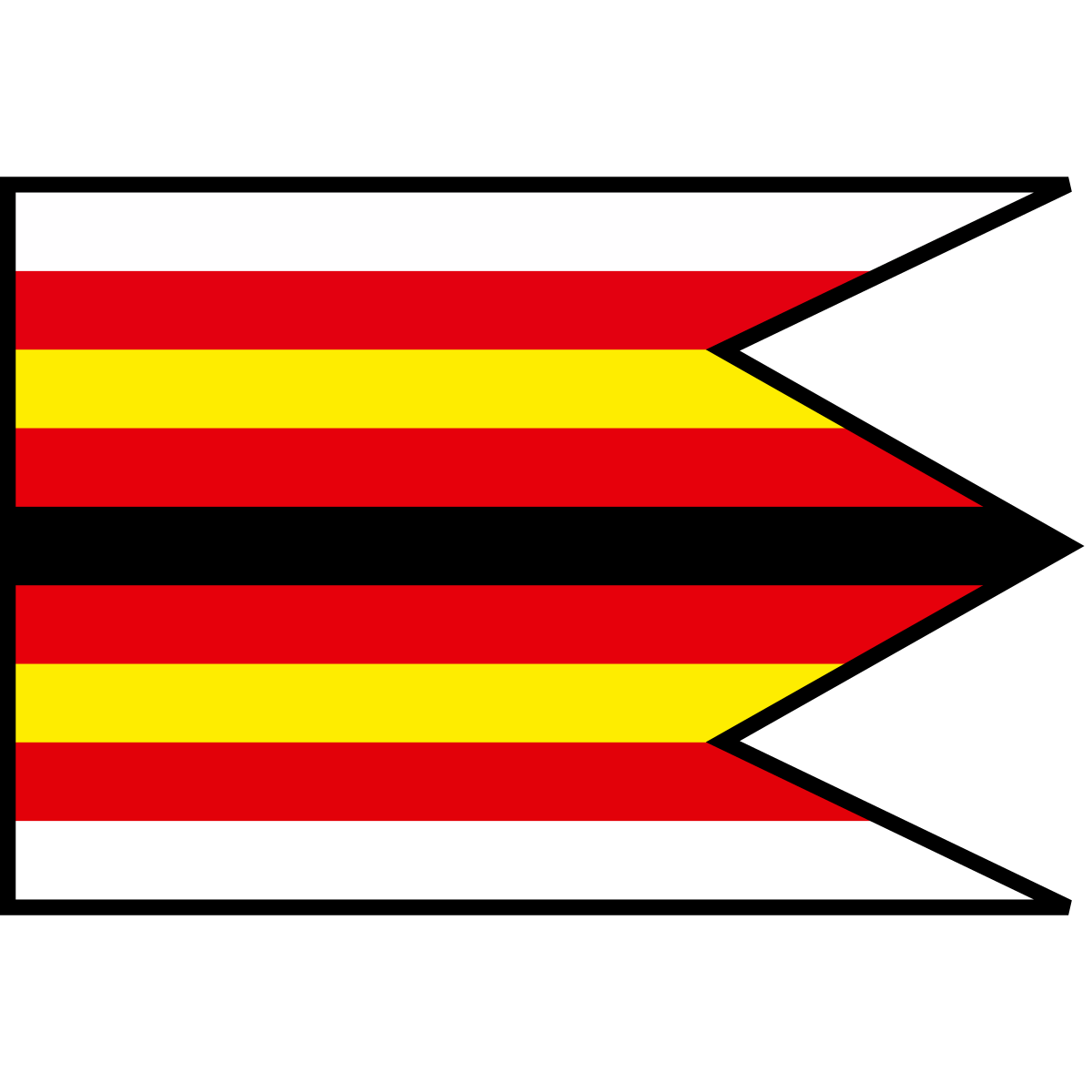 Flag of Slizké, Region of Banská Bystrica
