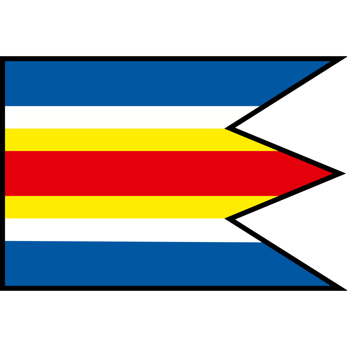 Flag of Slopná, Region of Trenčín