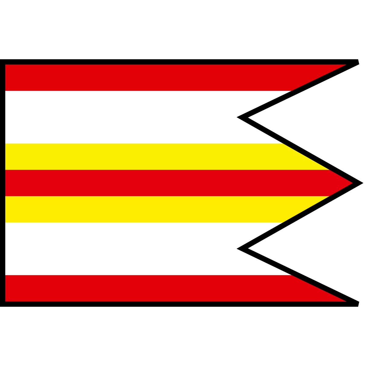Flag of Slovenské Kľačany, Region of Banská Bystrica